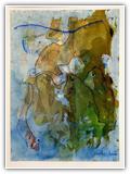 "98/4" | Nr. 693 | Datiert auf 1998 | Aquarell | 75 x 55 (Rahmen: 80 x 65)