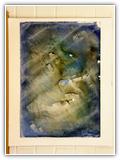 (ohne Titel) | Nr. 1387 | Datiert auf 1995 | Zyklus: Bilder 95 | Aquarell | 73 x 51 (Rahmen: 80 x 65)