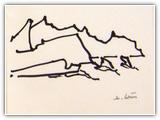 (ohne Titel) | Nr. 3476 | undatiert | Filzstift | 15,5 x 20 (Rahmen: o.PP)