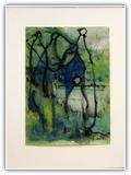 (ohne Titel) | Nr. 3658 | undatiert | Aquarell/farbige Kreide | 29,5 x 21 (Rahmen: 40 x 30)