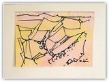 (ohne Titel) | Nr. 4597 | undatiert | Zyklus: Norwegen | Filzstift/Aquarell | 11 x 15,5 (Rahmen: 14,7 x 20,1)