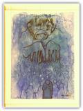 (ohne Titel) | Nr. 2268 | undatiert | Aquarell | 74,5 x 54,5 (Rahmen: 80 x 65)