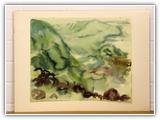 (ohne Titel) | Nr. 2289 | undatiert | Aquarell | 49,5 x 60 (Rahmen: 60 x 80)