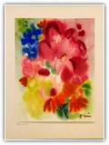 "Blumen" | Nr. 2380 | undatiert | Aquarell | 39 x 29,5 (Rahmen: 50 x 40)