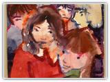 (ohne Titel) | Nr. 2710 | undatiert | Aquarell | 45 x 45 (Rahmen: o.PP)