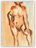 (ohne Titel) | Nr. 4683 | undatiert | Aquarell | 69,5 x 40 (Rahmen: o.PP)